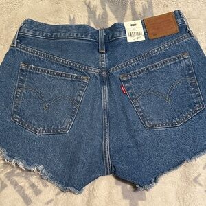 Levi's Blue Denim Jean Shorts